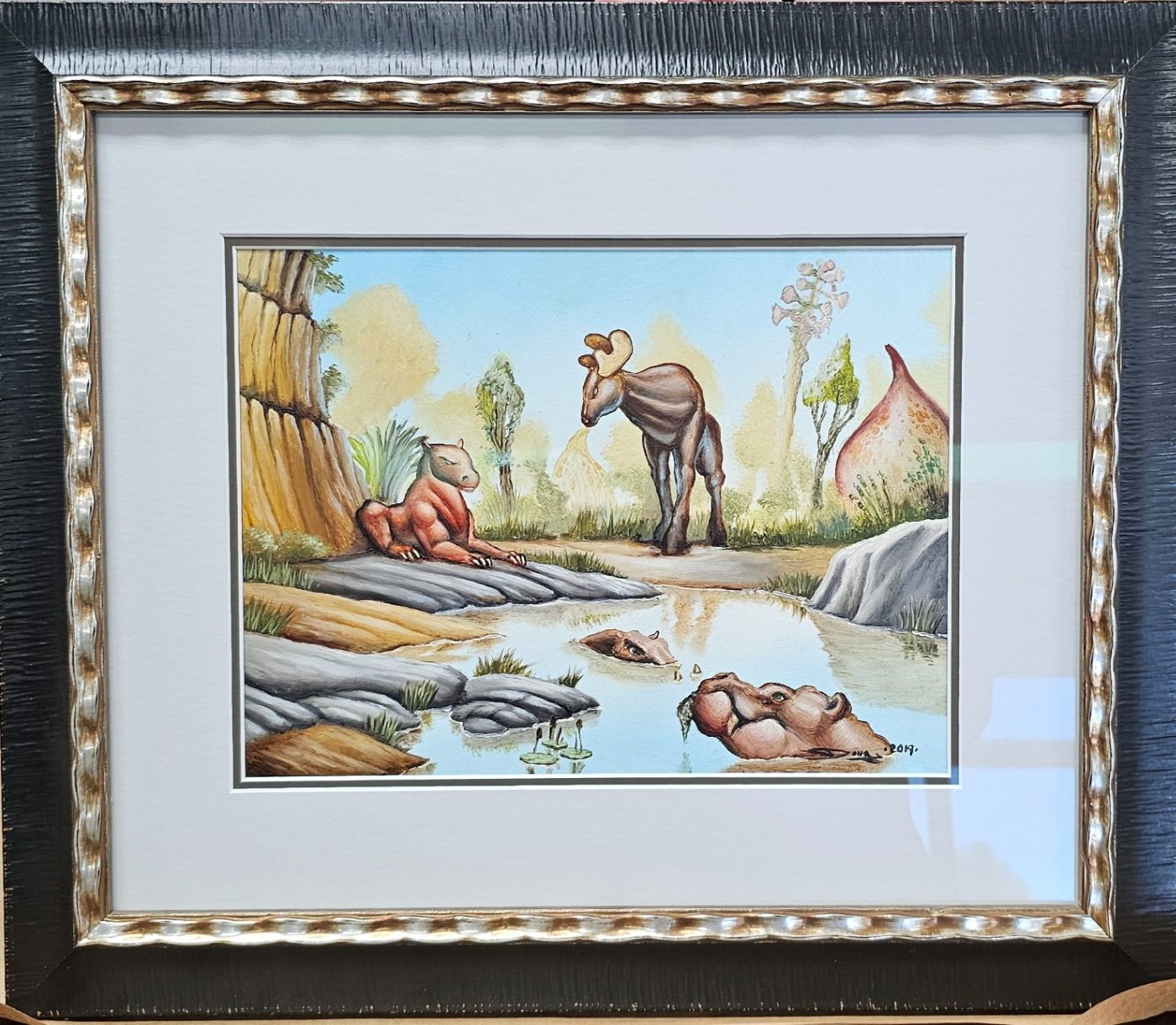 Yavimaya Hollow · Urza's Destiny · 2019 MTG Original Art Repaint
