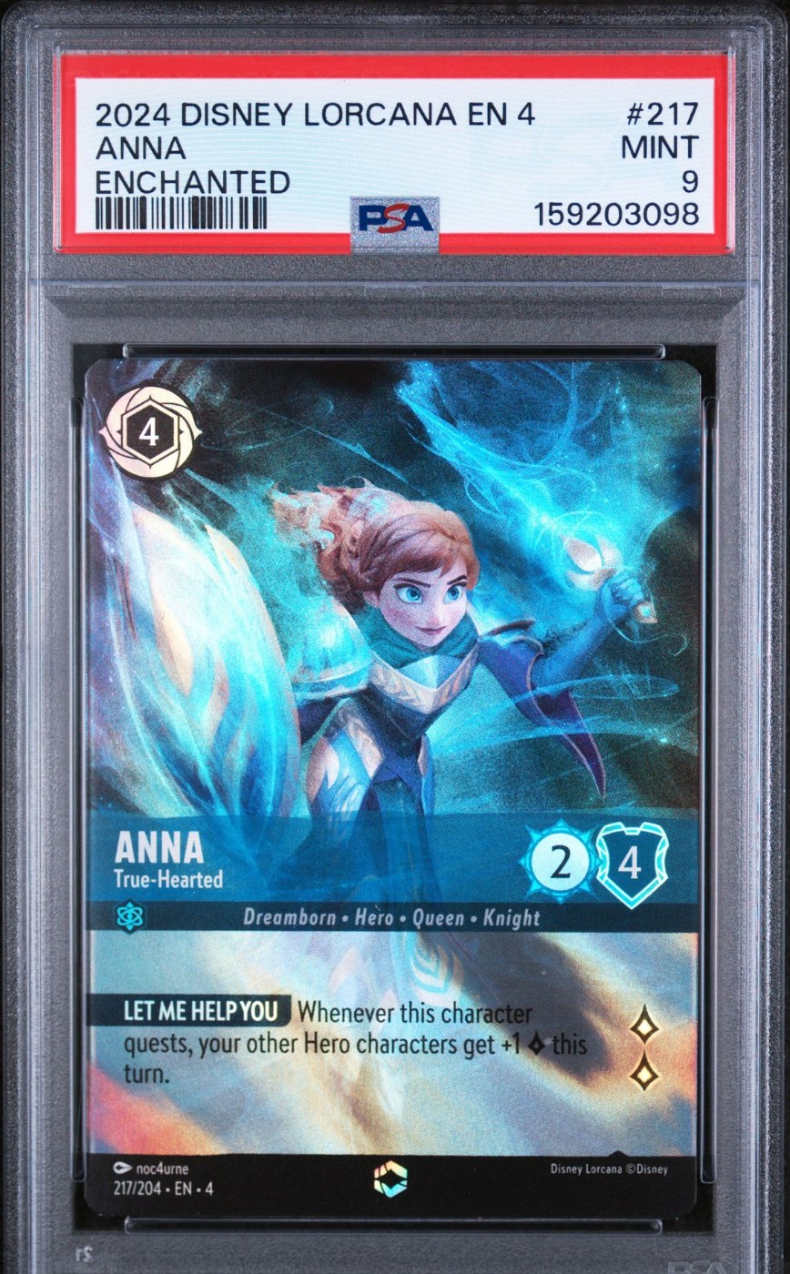 2024 DISNEY LORCANA EN 4-URSULA'S RETURN 217 ANNA - TRUE-HEARTED ENCHANTED