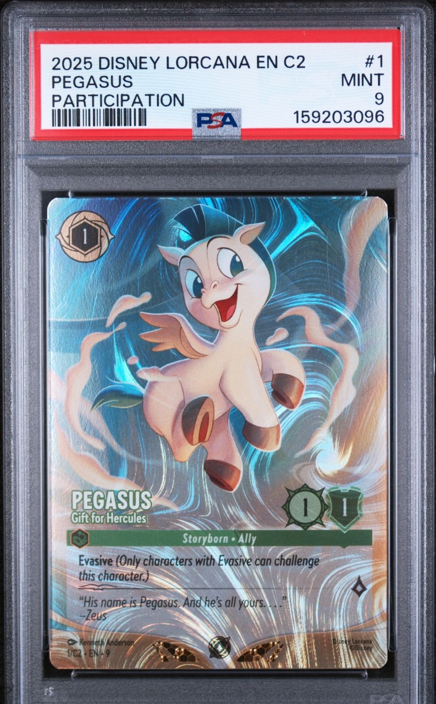 2025 DISNEY LORCANA EN C2-LORCANA CHALLENGE PROMO 1 PEGASUS - GIFT FOR HERCULES PARTICIPATION