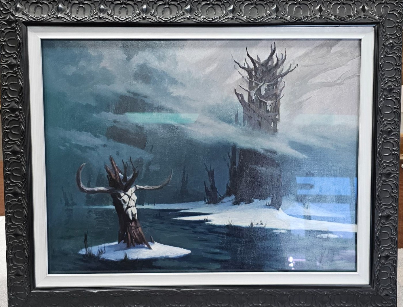 Snow-Covered Swamp · Kaldheim · Original MTG Art